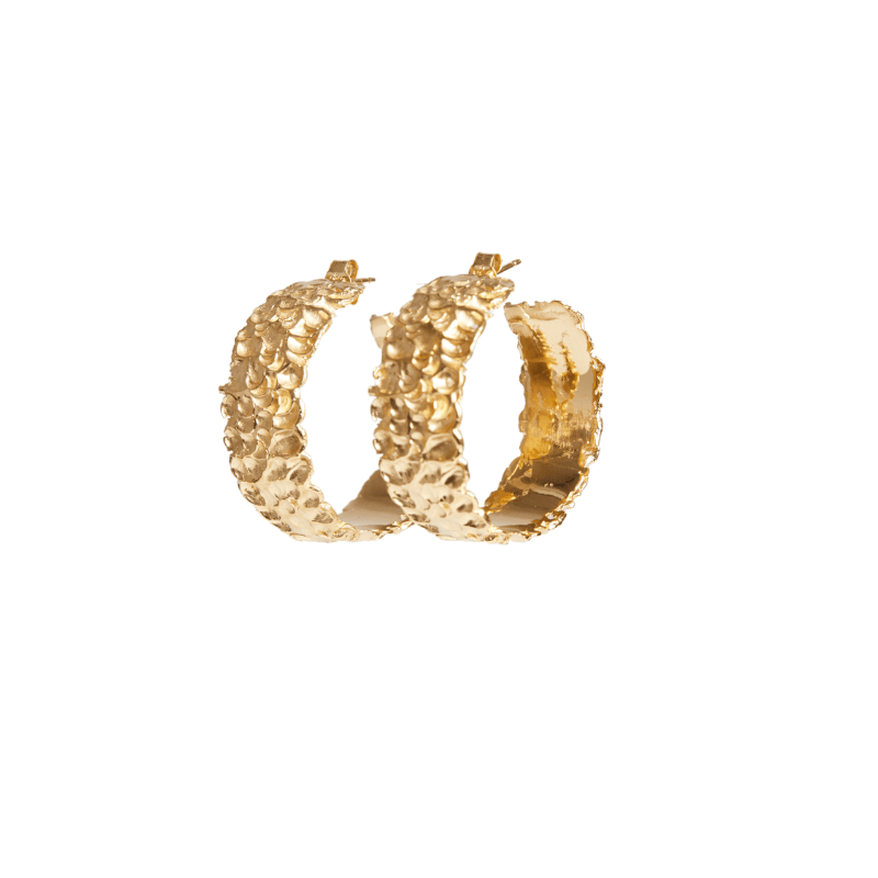 Mini Louis Gold Hoop Earrings